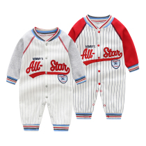 Baby baseball uniforms mens autumn clothes Korean sports ha clothes baby climbing clothes Spring and Autumn Tide clothes thin clothes