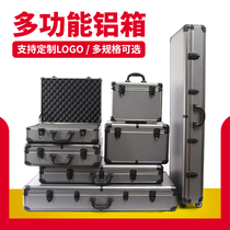 Aluminium alloy lengthened suitcases electronic violin Violin Lighting Samples Display Instruments Transport Glass Colour Card Boxes