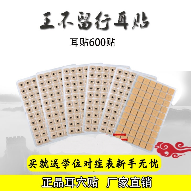 Auricular point patch King's seed patch Auricular point pressure bean ear beads Magnetic beads Massage auricular point model Press ear probe