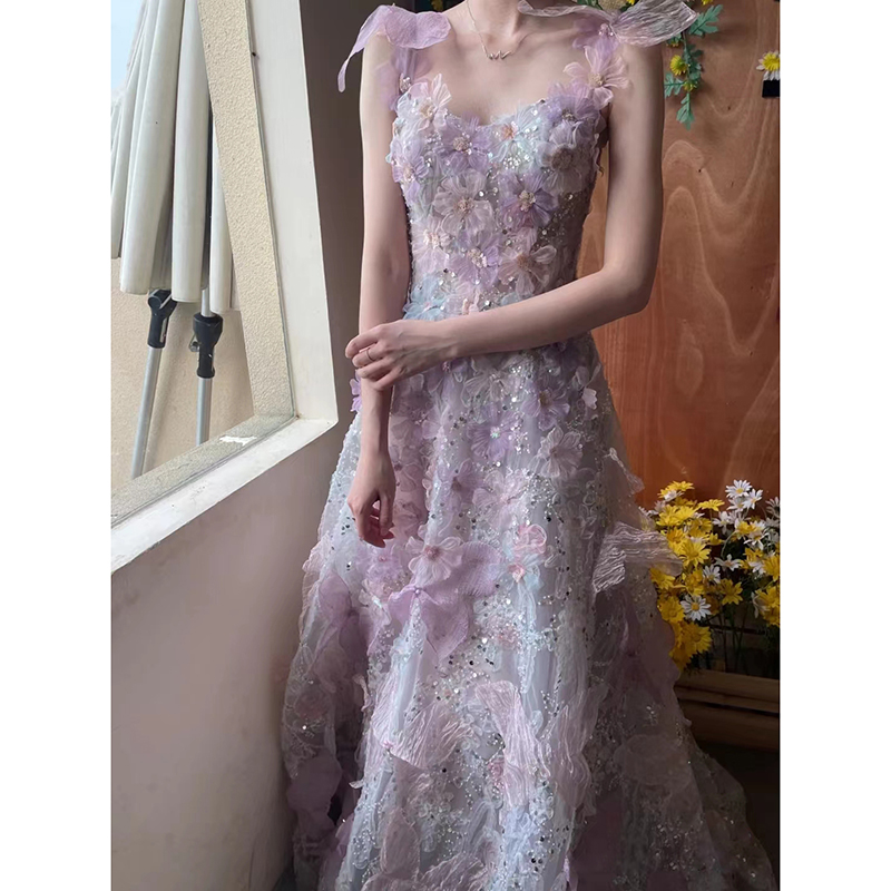 Evening dress, piano, lace wedding dress for bride, skirt, flowered, with embroidery Evening dress, piano, lace wedding dress for bride, skirt, flowered, with embroidery