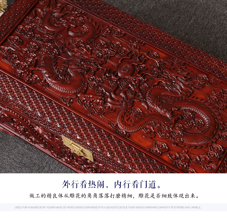 博 瑶 樟木箱 雕 雕 双龙戏珠 香 樟木箱 字画 收藏 箱 婚 婚 5 n5tqyAH8cq - Cái hộp hộp gỗ đựng đồ