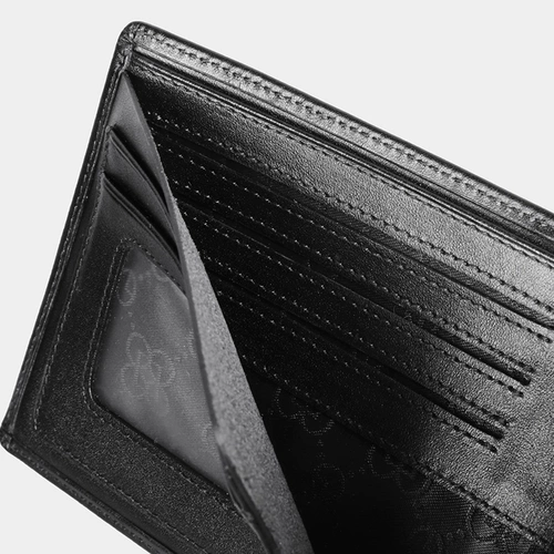 Бумажник, кожаный короткий картхолдер для друга, изысканный стиль