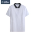 Jinlilai chính hãng cho nam áo thun ngắn tay nam thương hiệu mùa hè nam cotton thoáng khí thêu áo sơ mi cộc tay - Polo áo khoác polo Polo