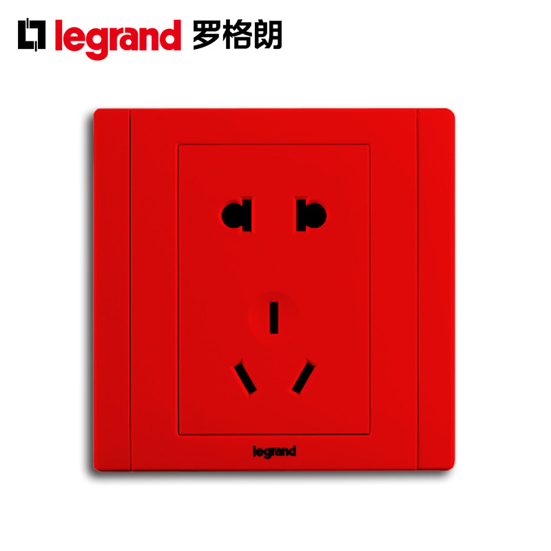 TCL Rogram Red Five Holes Two Three Plug UPS Uninterrupted Power Supply Special Banking Warning Socket Panel