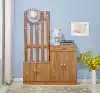 Foyer coat partition Hanger Shoe cabinet European paint change shoe stool Large capacity combination Simple modern entrance cabinet