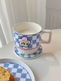 INS WIND HIGH EACHS PARCE CUP Женская пара водяной чашка керамическая кофейная чашка дома маленькая свежая молочная чашка кабота