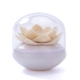 Lotus Cotton Swab Box Beige