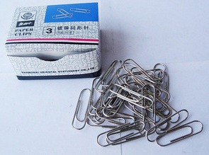 Olindan 3# nickel-plated paper clip 8121 Olindan paper clip 10 boxes