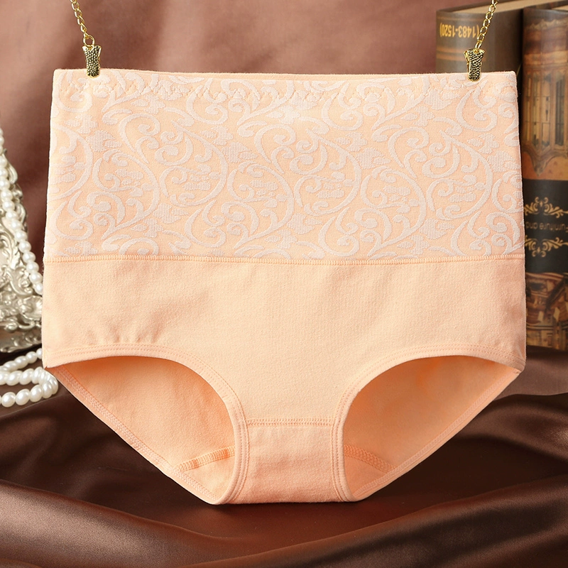 Đồ lót Zhu Timan của phụ nữ cotton Đồ lót nữ cao eo tam giác