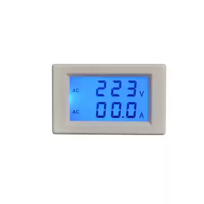 AC AC voltage ammeter digital display double display 220V 380V small LCD screen industrial household