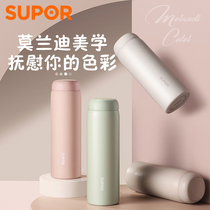 Supoir insulated cup female male student portable little cute teenage girl water mug Summer 316L stainless steel large capacity