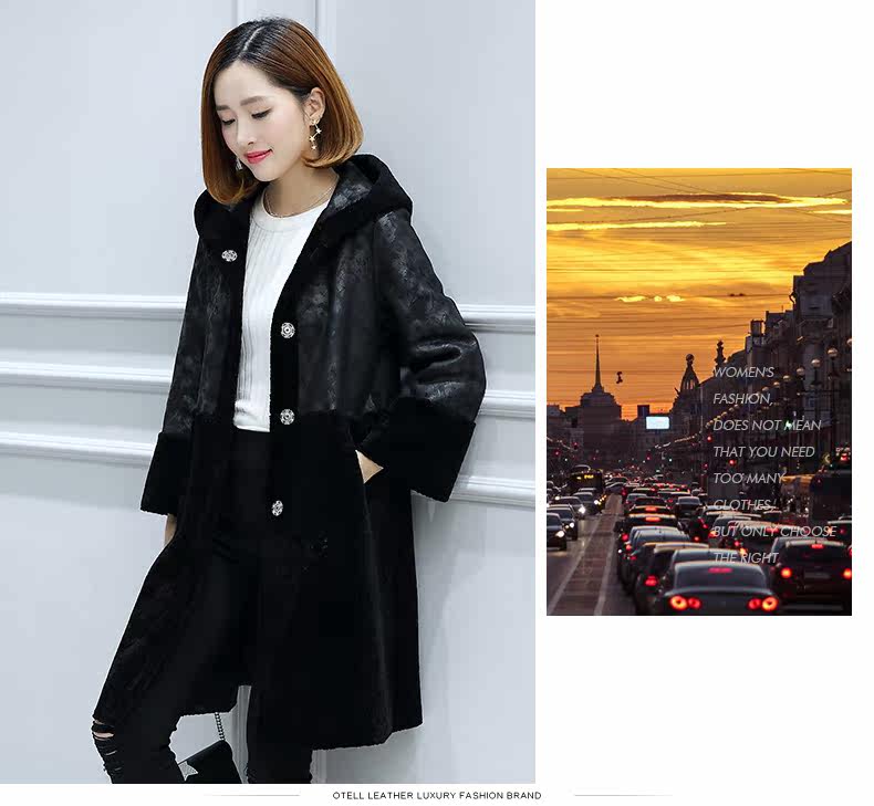 Manteau de fourrure femme OTELL - Ref 3173271 Image 20