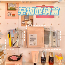 Wall storage box Non-punching shelf bedside wall hanging storage rack dormitory storage artifact