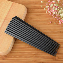 Japanese alloy chopsticks household high grade non-slip tip set high temperature resistant disinfection and mildew commercial chopsticks 10 pairs