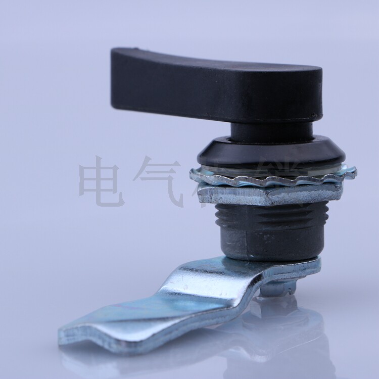Haitan MS714-4 black plastic handle distribution box switch control cabinet door cylindrical lock turning tongue lock-Taobao