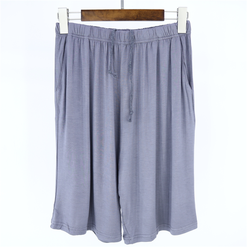 Mùa hè mới phương thức quần short nam lỏng dịch vụ nhà bãi biển giải trí cộng với chất béo kích thước lớn quần pajama cotton năm quần quần đũi nam