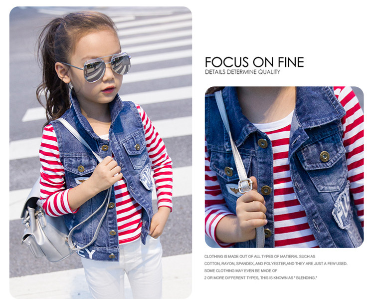 Gilet fille en toile - Ref 2071136 Image 24