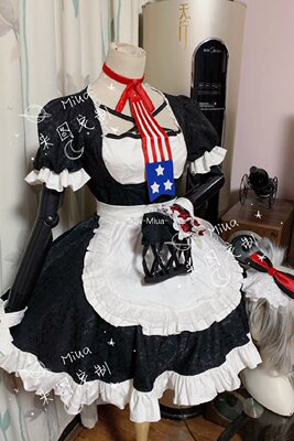 taobao agent [MIMOSA] COSPLAY clothing*Blue route*Harman*cos*unchanged*maid*Harman cos