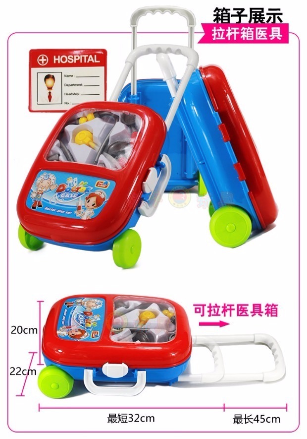 Ống nghe trẻ em, đồ chơi tiêm, bộ y tế, bé trai, bé gái, nhà, mô phỏng, bác sĩ y khoa, 2-4 tuổi đồ chơi bác sĩ