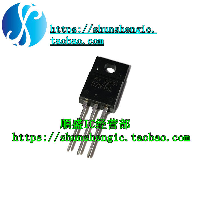 07N90E 07N90E FQPF7N90C FMV07N90E TO220F-3 TO220F-3 fresh import field effect electric crystal straight plug