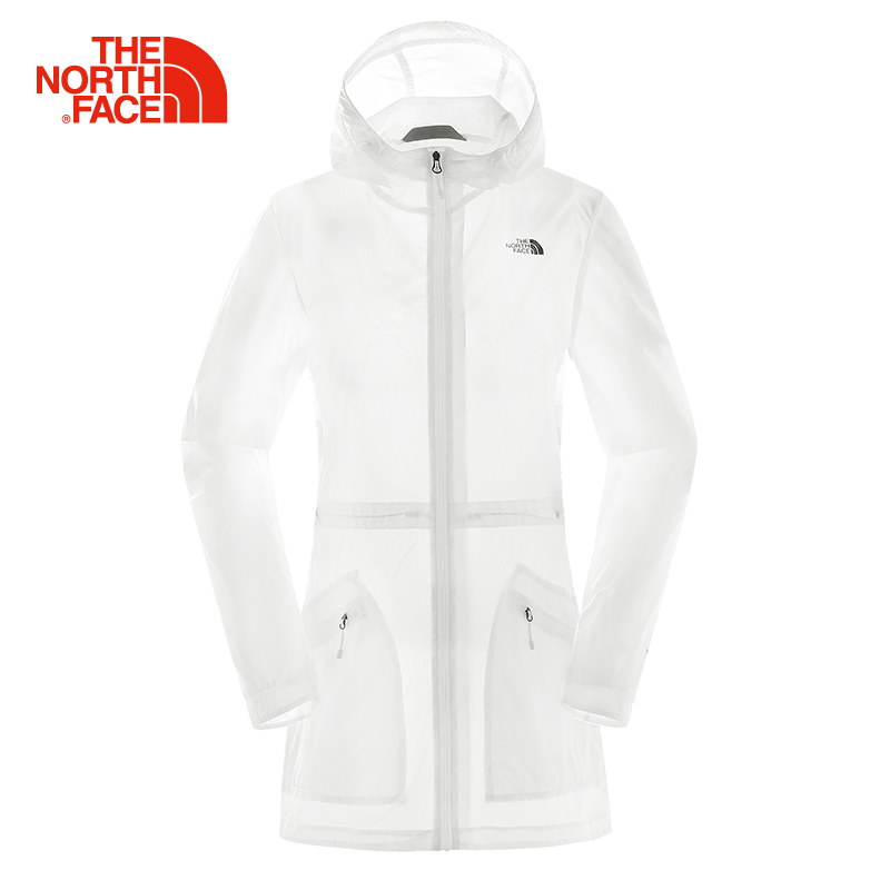 Thenorthface北面夏季新款轻薄中长户外运动女防晒衣皮肤衣2VEM
