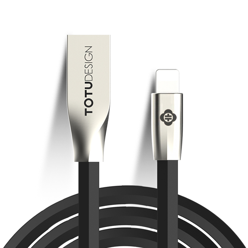 TOTU Zinc Alloy Connector Rhombic Quick Charge Lightning Cable for Apple iPhone iPad iPod