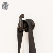 Decorative adhesive hook Nordic entrance wall cute creative retro shop clothing hanger wall-mounted door rear storage key