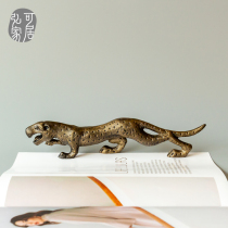 Chinese style gift Zhenzhen Wen Fang four treasures paper calligraphy brush holder cast iron creative ornaments Wenzhen pen