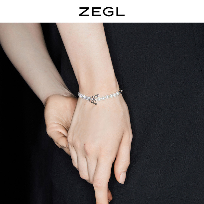 ZEGL designer hollowed-out butterfly hand alchemy with small crowdsourced design light and luxurious and lukewarm wind hand-decorated accessories