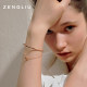 ZENGLIU designer double layer small waist bracelet girls ins niche bracelet light luxury exquisite girlfriend hand jewelry