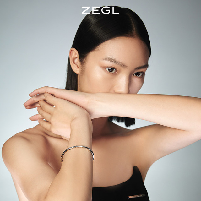 ZEGL Bamboo Bracelet Women's High-end Niche Design Light Luxury Exquisite Hand Accessories Birthday Gift Bracelet for Mom