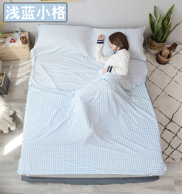 Khách sạn bẩn túi ngủ du lịch khách sạn chống bẩn tấm người lớn kinh doanh du lịch di động chăn đôi chăn mỏng da mềm túi ngủ đi rừng