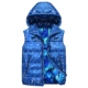 Mùa thu và mùa đông mẫu XL nam cotton vest béo người đàn ông cộng với phân bón XL xuống cotton vest có thể tháo rời áo vest cotton áo khoác lông