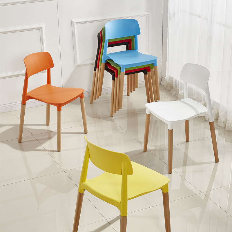 Aishan Talent Chair Leisure Ims Jane Solid Wood Nordic designer creative chair plastic chair