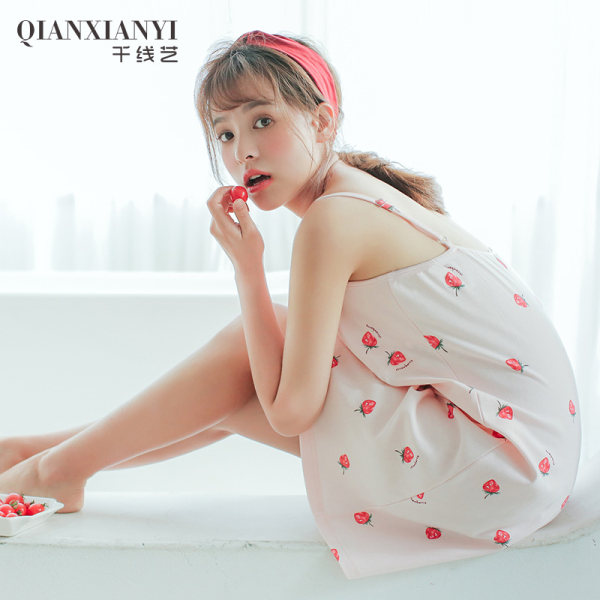 芬腾旗下 千线艺 纯棉 女式吊带睡裙 天猫优惠券折后¥39包邮(¥89-50)多色可选 芬腾旗下 千线艺 纯棉 女式吊带睡裙 天猫优惠券折后¥39包邮(¥89-50)多色可选