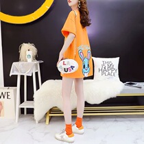 Maternity clothes out of fashion summer hot mom models postpartum lactation tops T-shirts pregnant women clothes summer female trendy mom