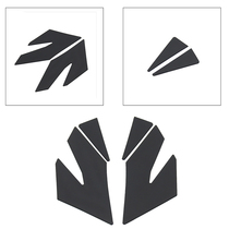 Suitable for Honda MXS125 SF motorcycle modified fuel tank side non-slip heat insulation scratch protection body adhesive glue