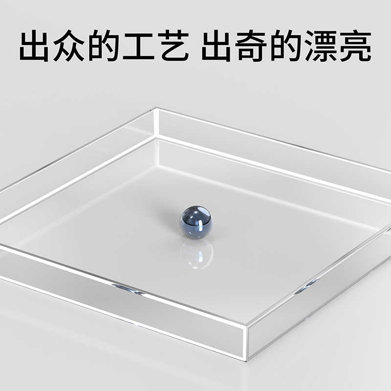 透明亚克力水缸浅水槽拍摄深水箱咖啡盘桌面化妆品收纳托盘可定制 透明亚克力水缸浅水槽拍摄深水箱咖啡盘桌面化妆品收纳托盘可定制