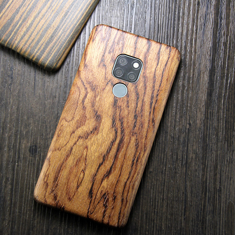 SHOWKOO Kevlar Natural Wood Ultra Slim Case Cover for Huawei Mate 20 Pro & Huawei Mate 20