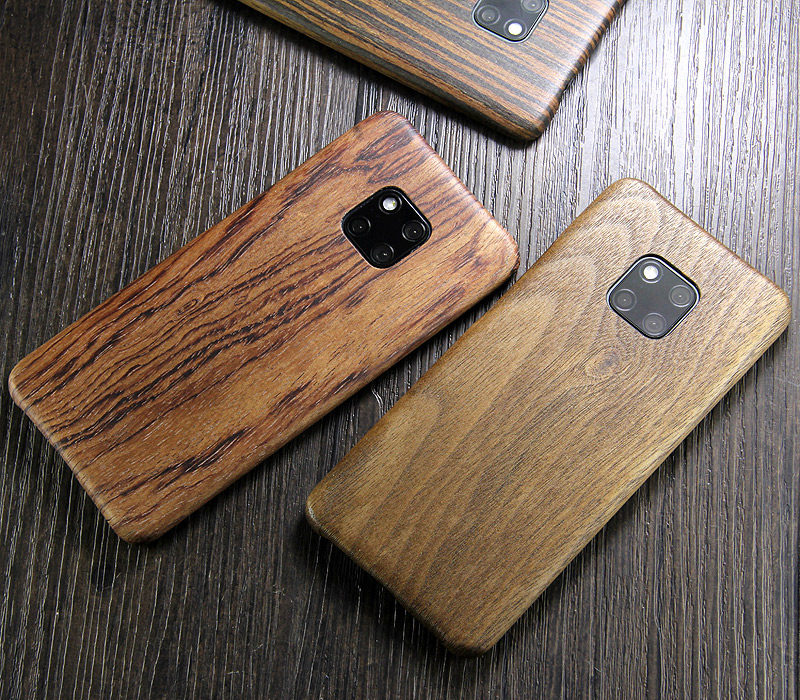 SHOWKOO Kevlar Natural Wood Ultra Slim Case Cover for Huawei Mate 20 Pro & Huawei Mate 20