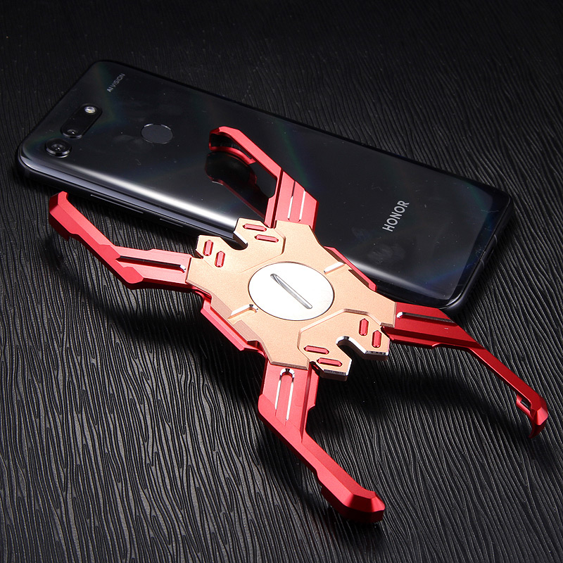 Kylin Armor Heroes Bracket Aluminum Metal Shell Case Cover for Huawei Honor V20