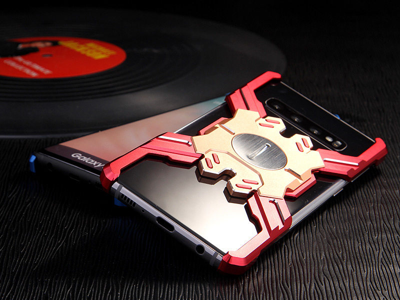 Kylin Armor Heroes Bracket Aluminum Metal Shell Case Cover for Samsung Galaxy S10+ & Galaxy S10 & Galaxy S10e