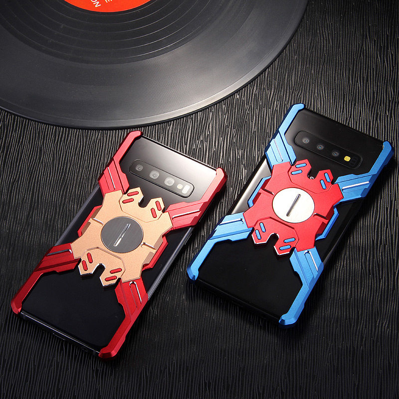 Kylin Armor Heroes Bracket Aluminum Metal Shell Case Cover for Samsung Galaxy S10+ & Galaxy S10 & Galaxy S10e
