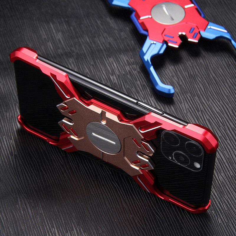 Kylin Armor Heroes Bracket Aluminum Metal Shell Case Cover for Apple iPhone 11 Pro Max & iPhone 11 Pro & iPhone 11