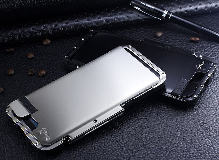 Armor King Iron Man Luxury Shockproof Stainless Steel 360° Rotating Metal Flip Case Cover for Samsung Galaxy S8 Plus & Samsung Galaxy S8