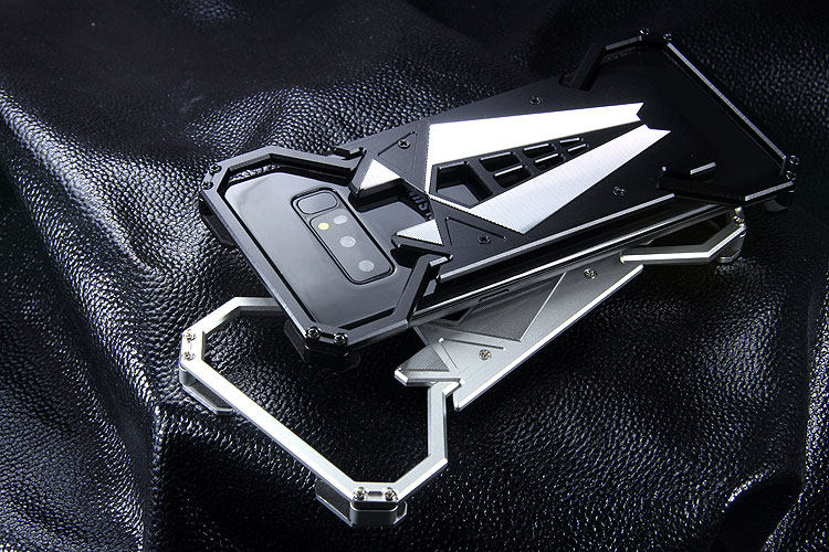 S.CENG Spider-Man Shockproof Aerospace Aluminum Metal Shell Case Cover for Samsung Galaxy Note 8