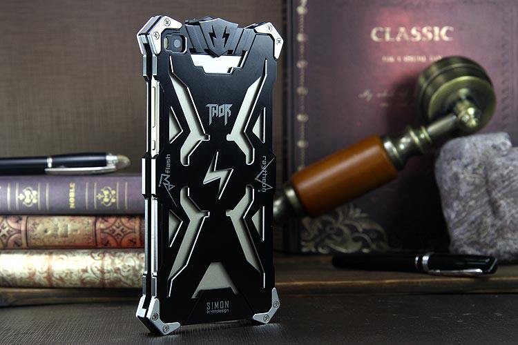 SIMON THOR Aviation Aluminum Alloy Shockproof Armor Metal Case Cover for Huawei P8 & Huawe P8 Lite