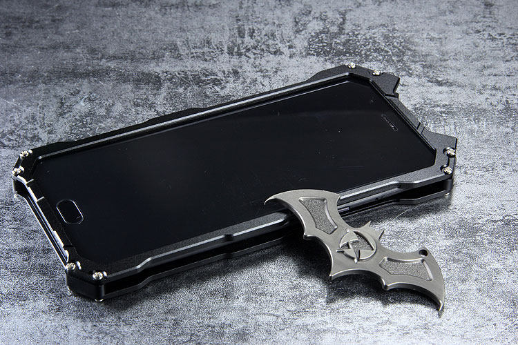 R-Just Batman Shockproof Aluminum Shell Metal Case with Custom Stent for OnePlus 5