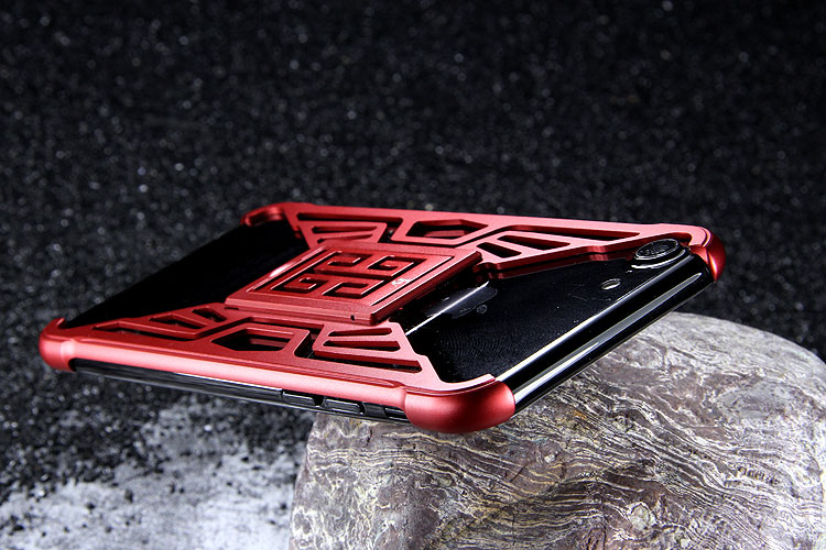 iy Metror Butterfly Aluminum Shell Shockproof Aerospace Metal Case Cover with Kickstand for Apple iPhone 7 Plus & iPhone 7