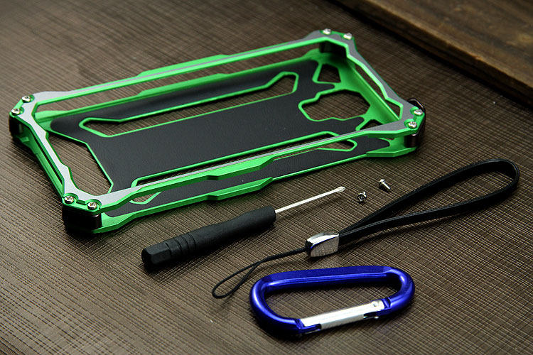 R-JUST GUNDAM Aerospace Aluminum Contrast Color Shockproof Metal Shell Outdoor Protection Case Xiaomi Mi 4/ Mi4